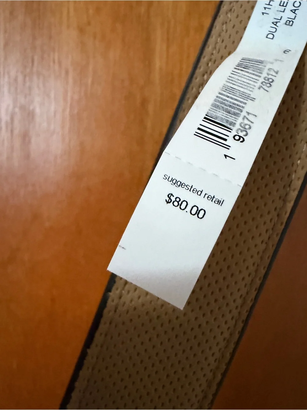 Cole Haan Black Leather Belt M 34-36